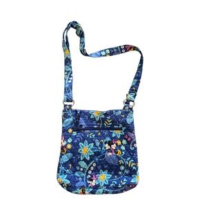 Vera Bradley Disney Parks Dreaming w/ Mickey Mouse Blue Quilted Crossbody  Bag
